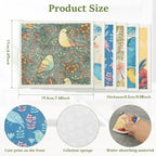 Cotton & Cellulose Kitchen Dishcloths — Soft Absorbent Cleaning Cloths
