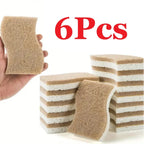 Natural Cellulose & Coconut Kitchen Sponge — Dish Scrubber Pack