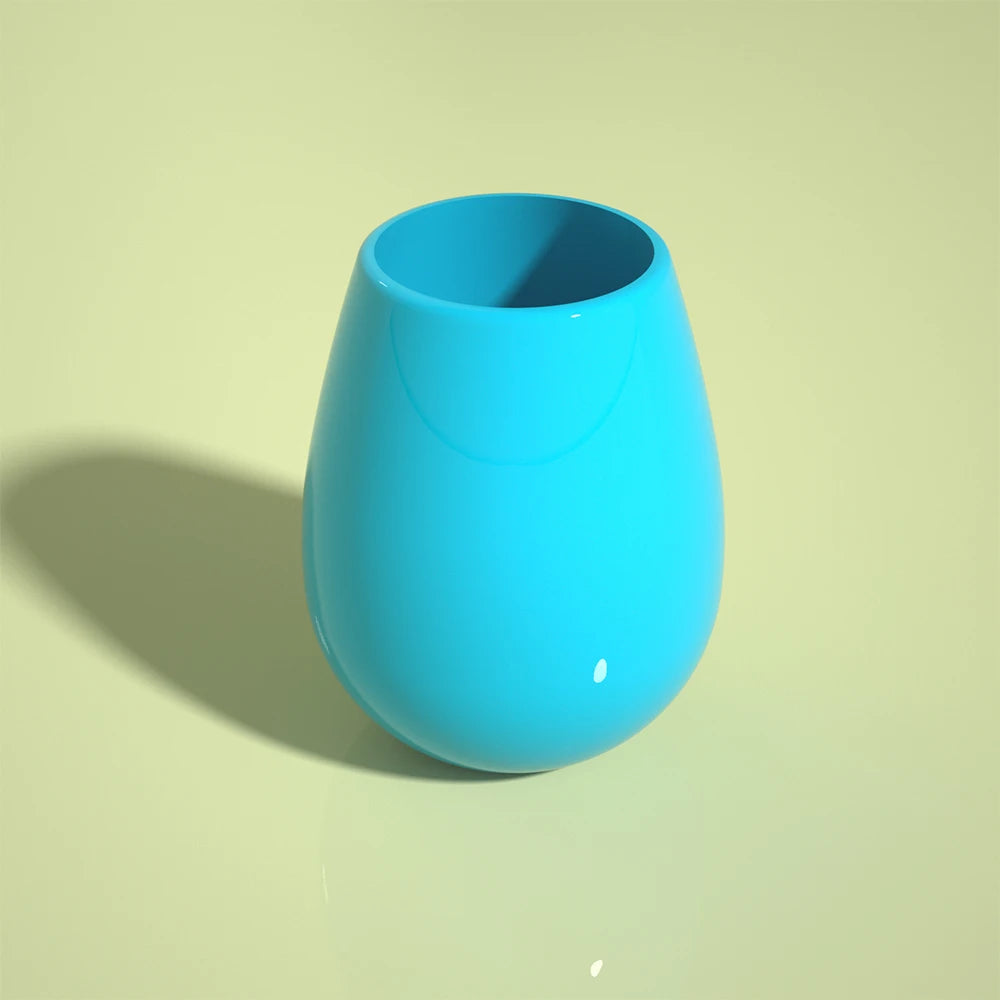 Collapsible Silicone Party Cups — Foldable Reusable Drink Cups
