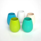Collapsible Silicone Party Cups — Foldable Reusable Drink Cups