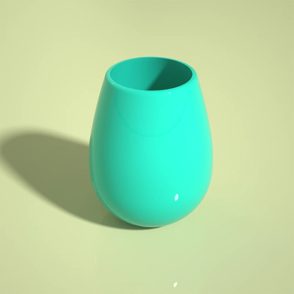 Collapsible Silicone Party Cups — Foldable Reusable Drink Cups