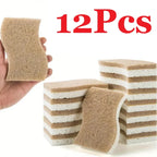 Natural Cellulose & Coconut Kitchen Sponge — Dish Scrubber Pack