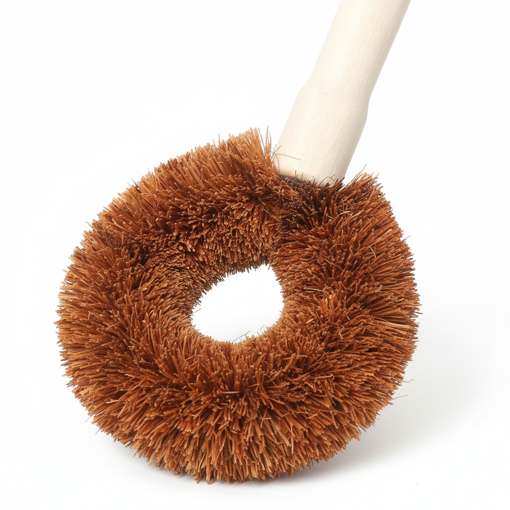 Close Shot - Coconut Fiber Brush Set