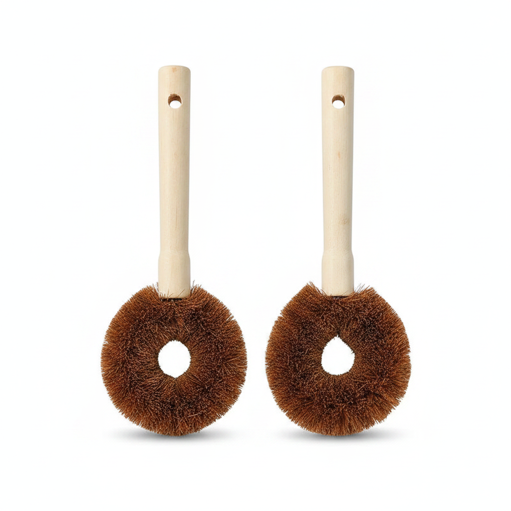 Hero - Coconut Fiber Brush Set