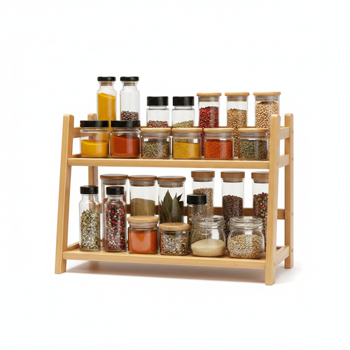 Lifestyle - Bamboo Spice Rack