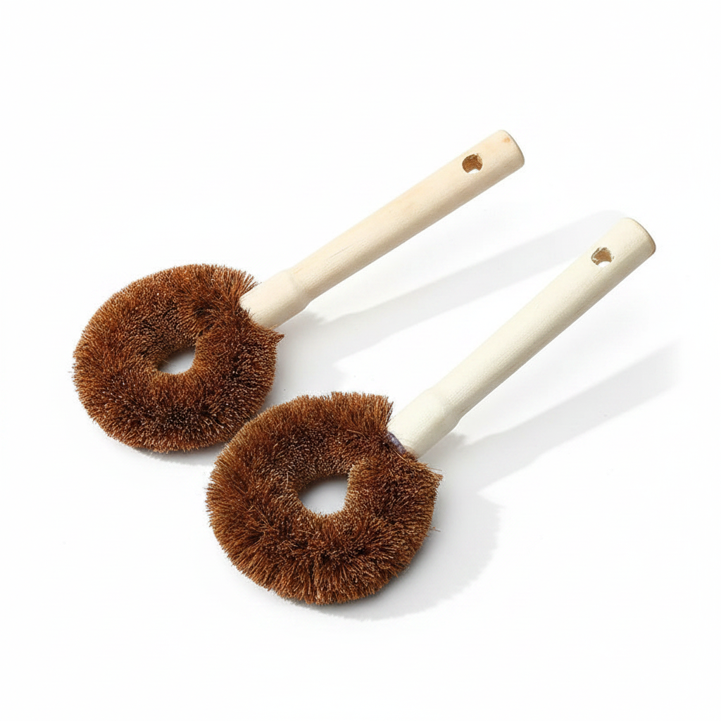 White Studio - Coconut Fiber Brush Set Image 1