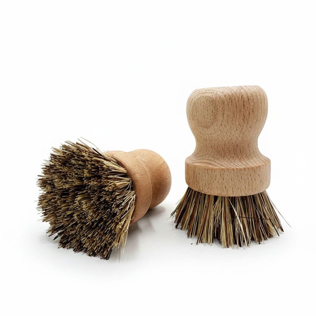 White Studio - Wooden Dish Scrubber Image 1